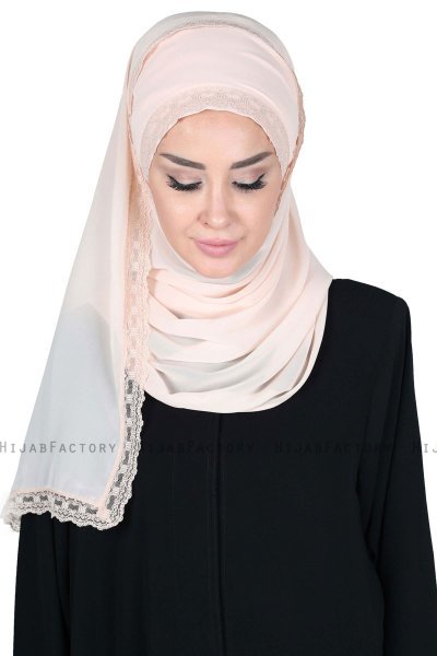Carin - Hijab Chiffon Pratico Beige