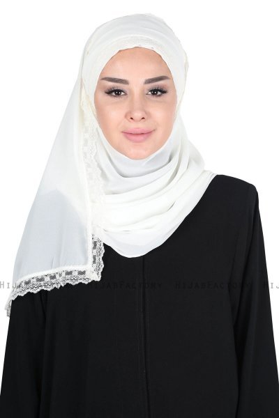 Carin - Hijab Chiffon Pratico Creme