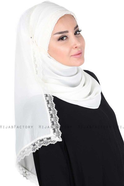 Carin - Hijab Chiffon Pratico Creme