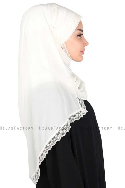 Carin - Hijab Chiffon Pratico Creme