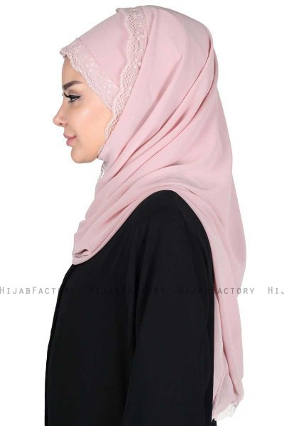 Carin - Hijab Chiffon Pratico Rosa Antico