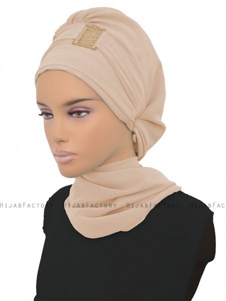 Carmen - Hijab Pratico Beige - Ayse Turban