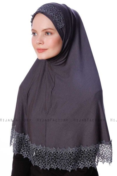 Ceylan - Hijab 2-Piece Al Amira Grigio Scuro