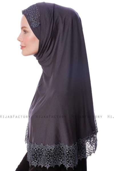 Ceylan - Hijab 2-Piece Al Amira Grigio Scuro