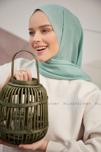 Silky Plain - Hijab Verde Chiaro