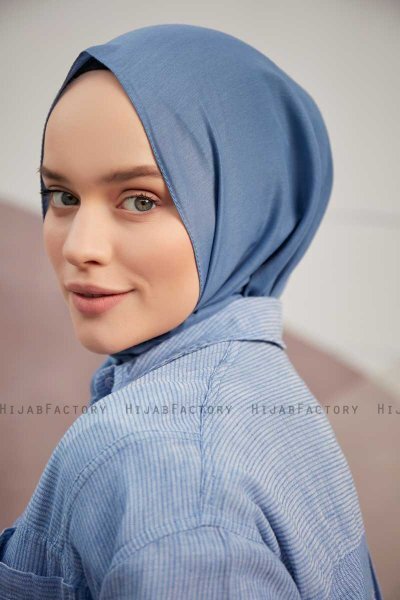 Silky Plain - Hijab Blu