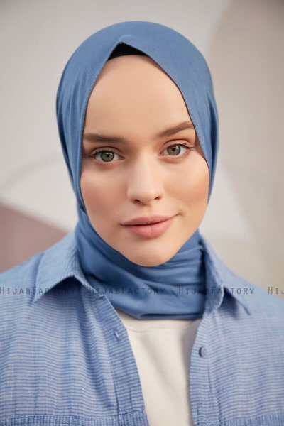 Silky Plain - Hijab Blu