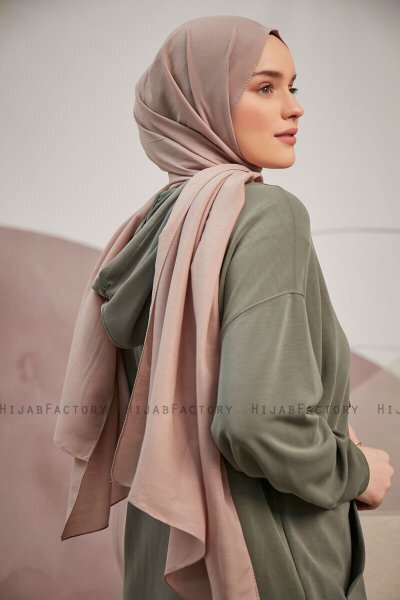 Silky Plain - Hijab Taupe