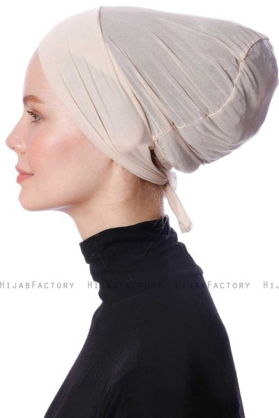 Defne - Bonnet Parizien Beige - Ecardin