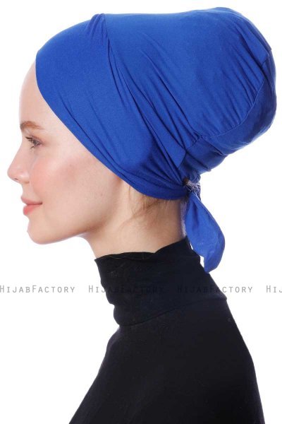 Defne - Bonnet Parizien Blu - Ecardin