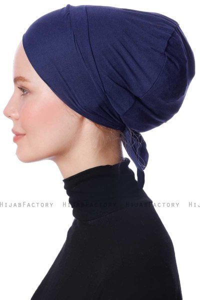 Defne - Bonnet Parizien Blu Navy - Ecardin