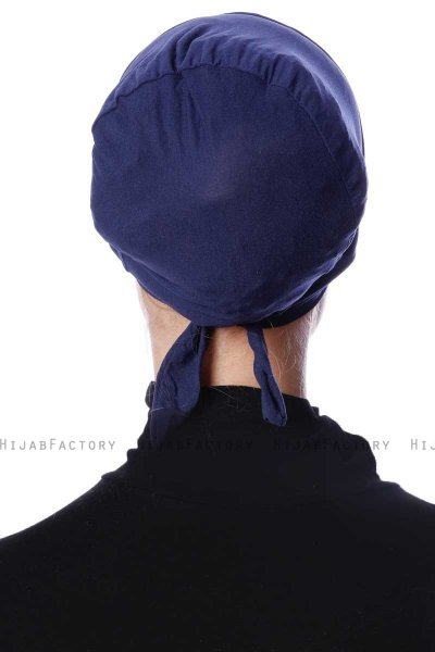 Defne - Bonnet Parizien Blu Navy - Ecardin