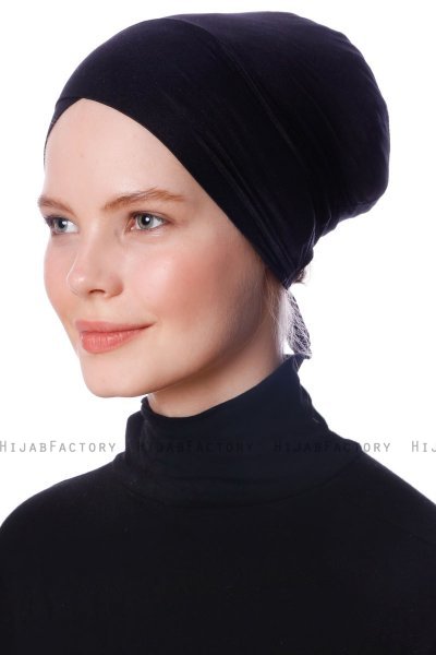 Defne - Bonnet Parizien Nero - Ecardin