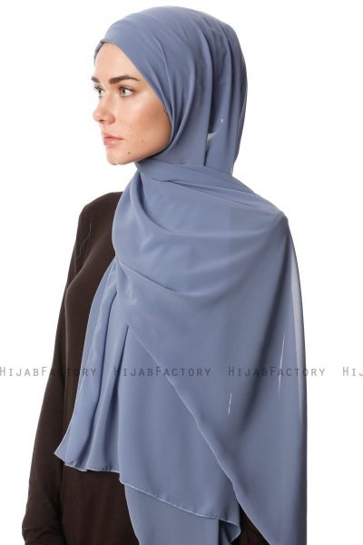 Derya - Hijab Pratico Chiffon Denim
