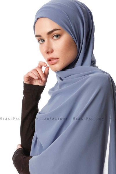 Derya - Hijab Pratico Chiffon Denim