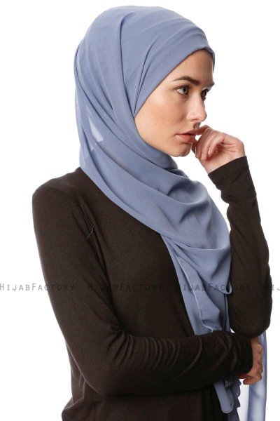 Derya - Hijab Pratico Chiffon Denim