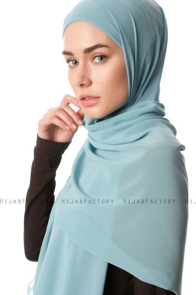 Derya - Hijab Pratico Chiffon Menta