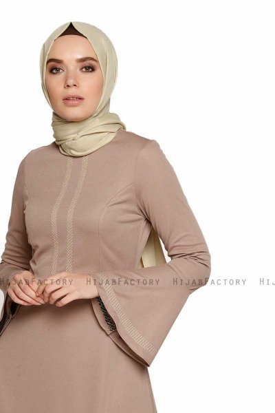 Deste - Vestito Taupe - Miss Halima