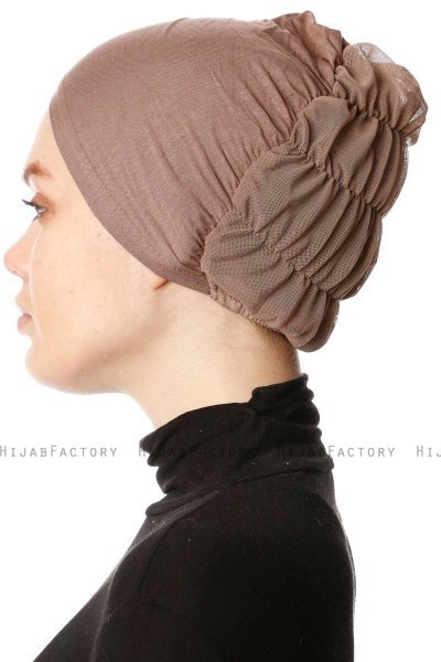 Dilara - Bonnet Taupe Scuro - Ecardin