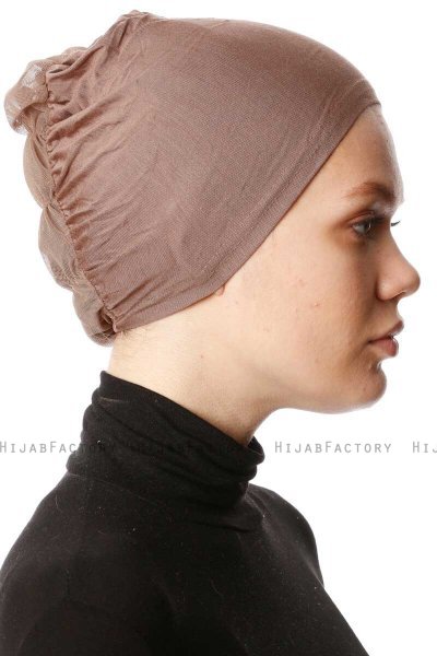 Dilara - Bonnet Taupe Scuro - Ecardin