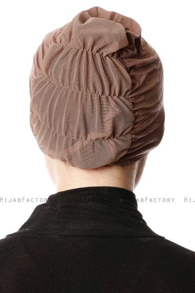 Dilara - Bonnet Taupe Scuro - Ecardin