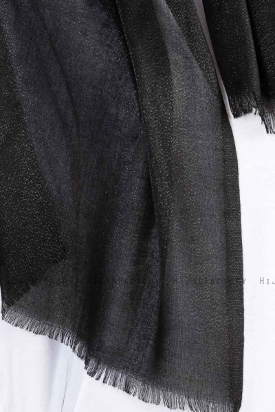 Dilsad Svart Hijab Sjal Madame Polo 130016-5