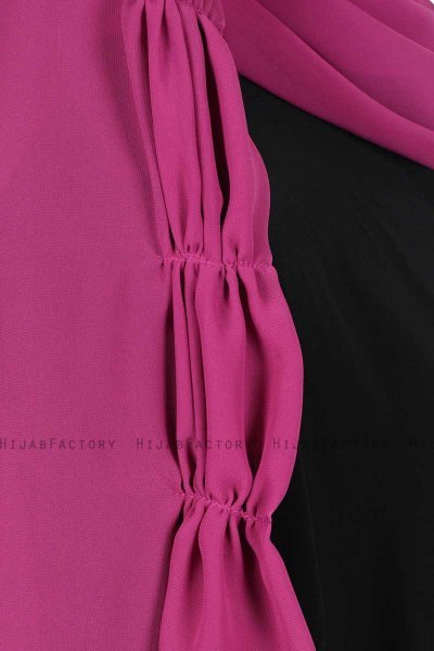 Disa - Hijab Chiffon Pratico Fucsia