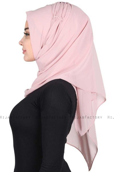 Disa - Hijab Chiffon Pratico Rosa Antico