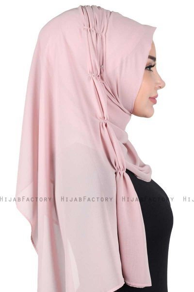 Disa - Hijab Chiffon Pratico Rosa Antico