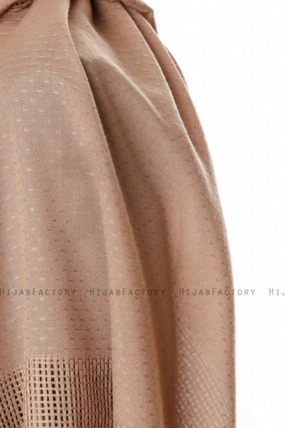 Ebru - Hijab Di Cotone Beige