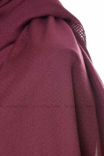 Ebru - Hijab Di Cotone Viola