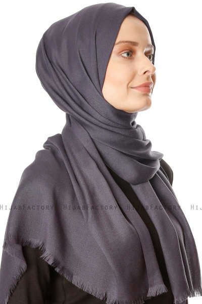 Ece - Hijab Pashmina Antracite
