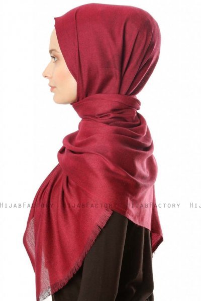 Ece - Hijab Pashmina Fucsia Scuro