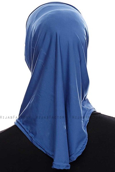 Elif - Hijab Sport Blu - Ecardin