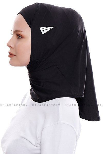 Elif - Hijab Sport Nero - Ecardin