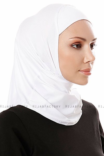 Elif - Hijab Sport Bianca - Ecardin