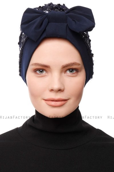 Enfleda - Turbante Blu Navy