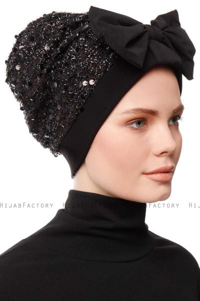 Enfleda - Turbante Nero & Nero