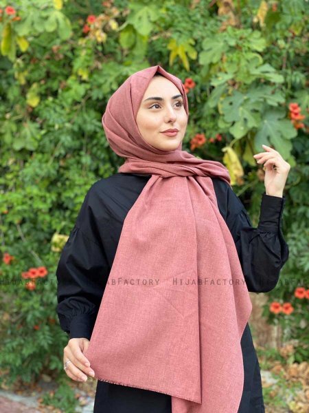Ermina - Hijab Di Cotone Terracotta - Mirach