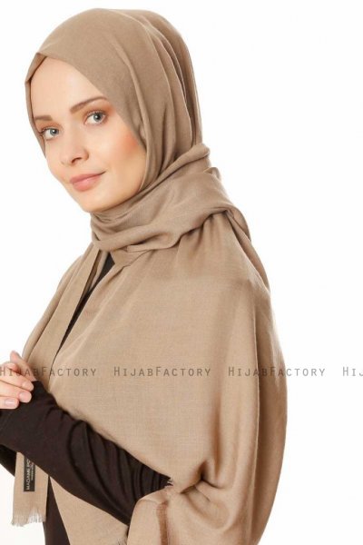 Esana - Hijab Taupe - Madame Polo