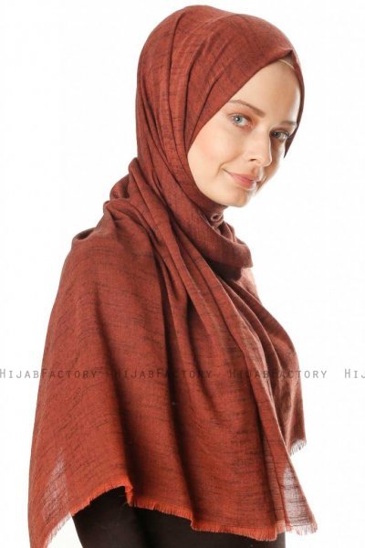 Esana - Hijab Rosso Mattone - Madame Polo