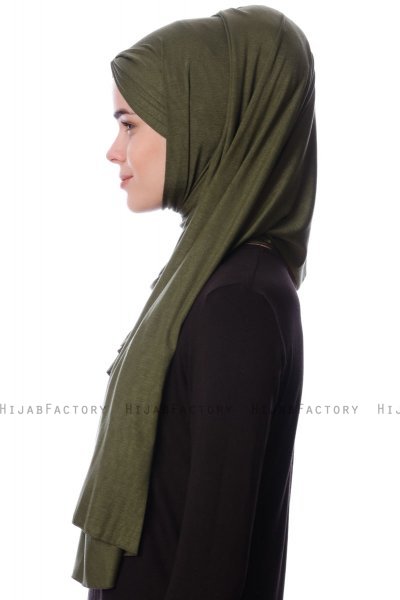Eslem - Hijab Pile Jersey Cachi - Ecardin