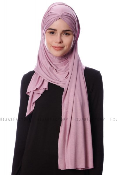 Eslem - Hijab Pile Jersey Viola - Ecardin