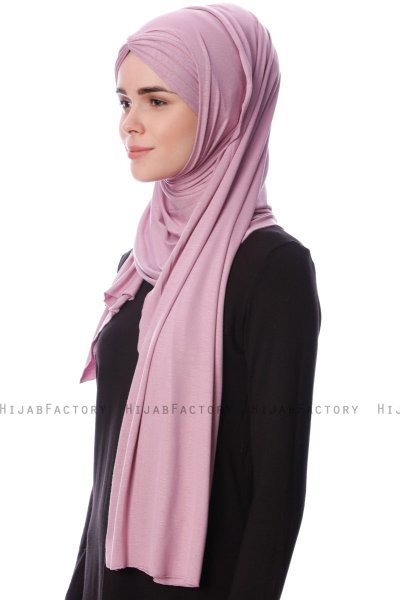 Eslem - Hijab Pile Jersey Viola - Ecardin