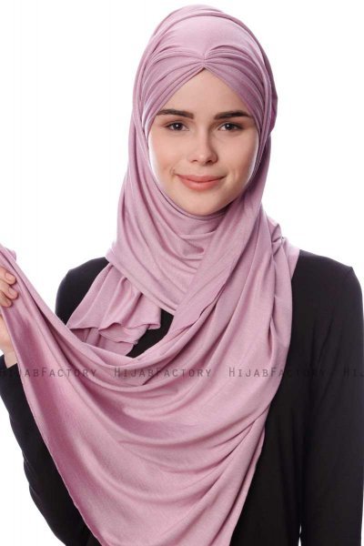 Eslem - Hijab Pile Jersey Viola - Ecardin