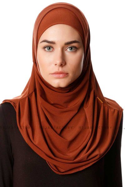 Esma - Hijab Amira Rosso Mattone - Firdevs