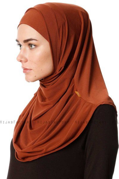 Esma - Hijab Amira Rosso Mattone - Firdevs