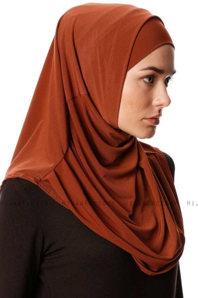 Esma - Hijab Amira Rosso Mattone - Firdevs