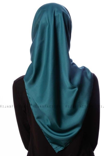 Eylul - Hijab Rayon Quadrato Verde Scuro