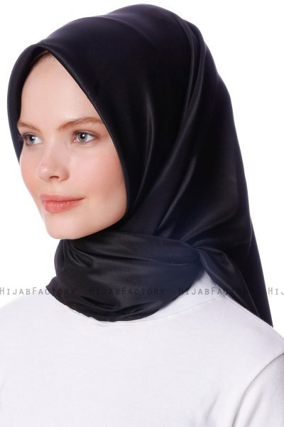 Eylul - Hijab Rayon Quadrato Nero